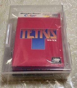 Tetris Wonderswan color SWJ-VGDC01 2002 Region free Bandai Puzzle game USED