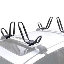 2set Kayak Rack Roof Top Cross Bar Mount Canoe Paddle Board Carrier For Jeep