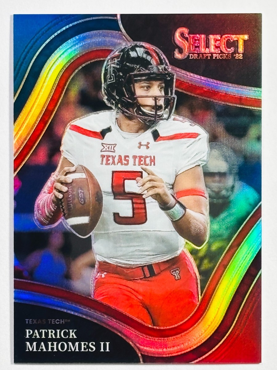 2022 Panini Select Draft Picks Patrick Mahomes II Red White Blue