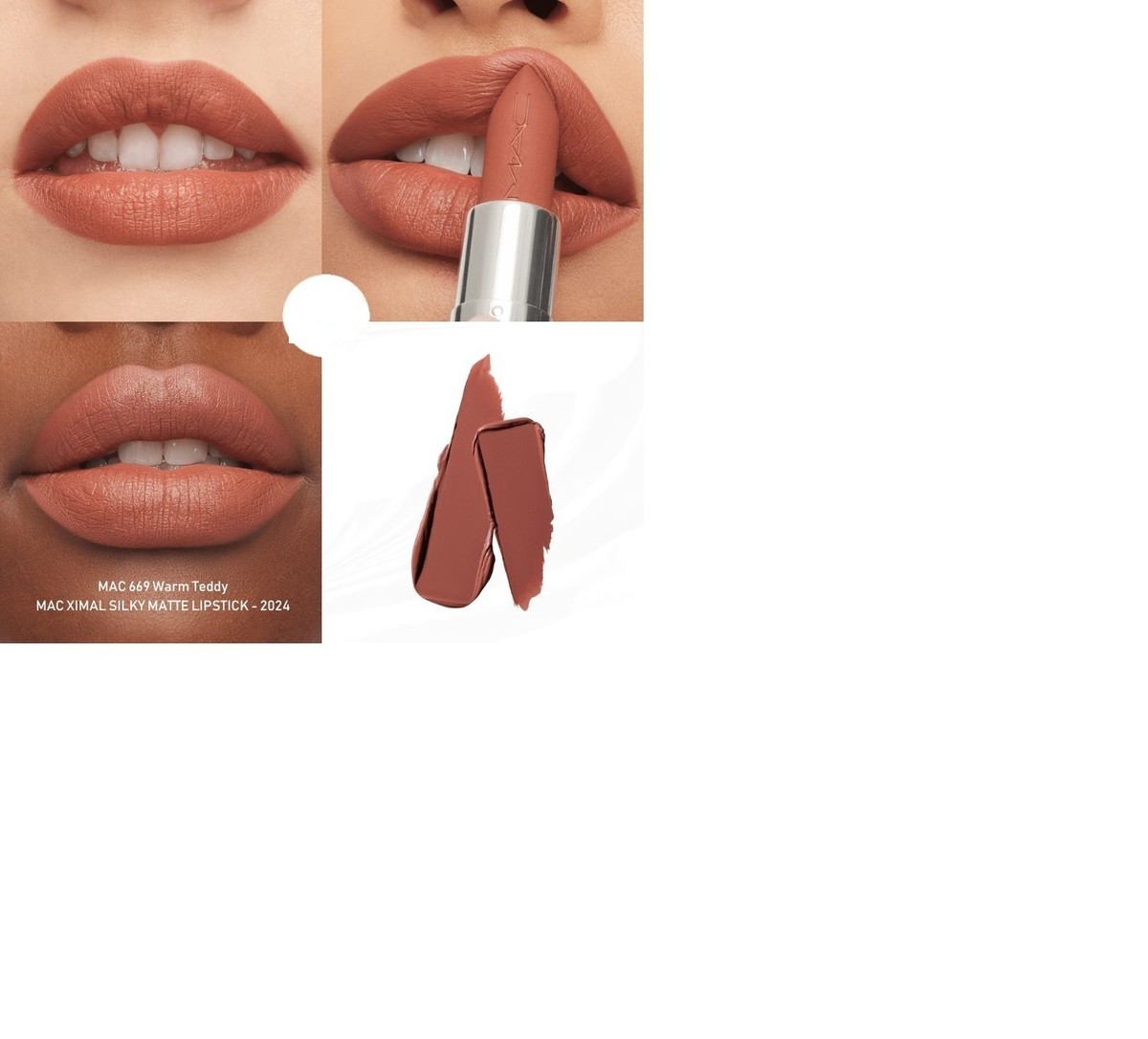MAC macximal matte lipstick 669 Warm Teddy 0.9 oz/3.5 G Full size