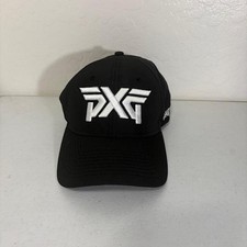 PXG Hat Cap Strap Back Black New Era 9Twenty Golf Logo Embroidered Mens