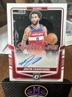 Justin Champagnie 2024-25 Donruss Optic Signature Series Auto #SS-JUS Wizards
