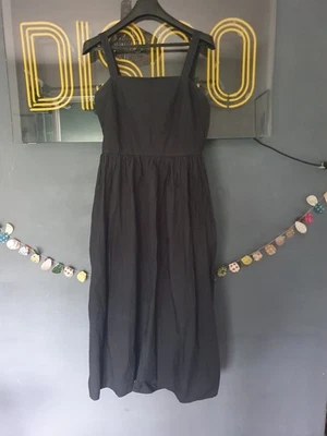 Cos Vestido Algodón Crujiente 40/12 Negro - Imagen 1 de 4