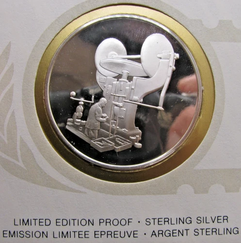 BULLION -1978 International Society Of Postmasters Silver Proof - Irish Currency