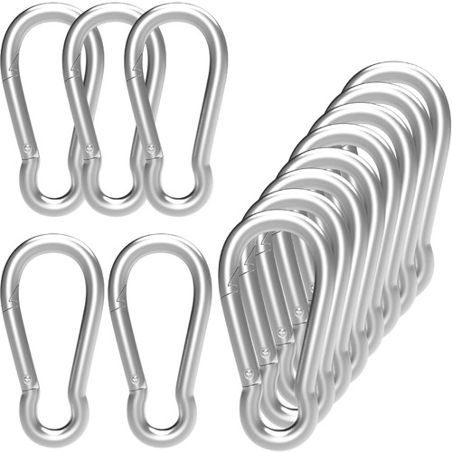 12 Stück 2 Zoll kleiner Karabiner Clip, Feder Karabinerhaken - Bild 1 von 7
