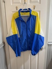 90s Nike Men Windbreaker Jacket Multicolor Colorblock Mesh Vented Zip XL B198