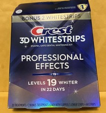 Crest 3D Whitestrips Professional Effects - 20 Treatments  2 Bonus -Ex. 08/2027
