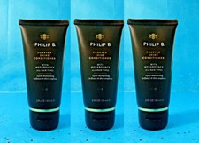 Philip B Forever Shine Conditioner With Megabounce OUD Travel Size 3x 2 oz 6oz