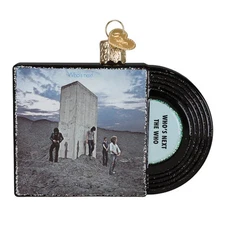 Old World Christmas WHO'S NEXT ALBUM COVER  (38099) Glass Ornament w/OWC Box