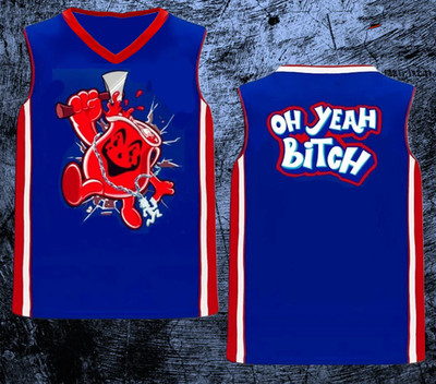 Hot Sale Insane Clown Posse BASKETBALL Jersey OH YEAH BIT US2235