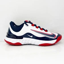 Nike Womens Alpha Huarache Elite 4 FZ6953-100 White Softball Cleats Shoes Size 8