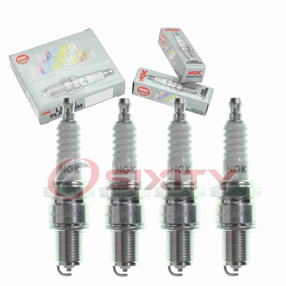 4 pc NGK Laser Platinum Spark Plugs for 2017-2018 Volkswagen Tiguan Limited xv
