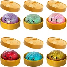 Below Mystery Squishy Bun Dumpling RARE GLITTER Limited Edition