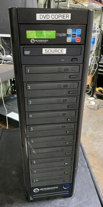 Microboard DVD-PRM-PRO-1016 CopyWriter Pro 10-bay Duplicator DVD 24x, CD 48x
