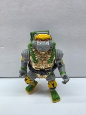 Vintage TMNT Teenage Mutant Ninja Turtles Metalhead Robot Action Figure Pizza Ba
