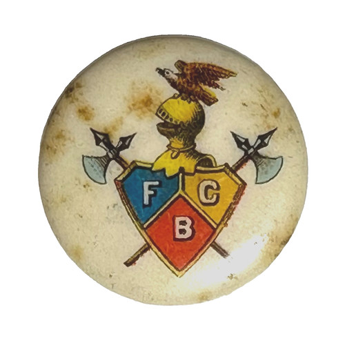 c1900s Knights of Pythias 5/8" Celluloid Lapel Stud