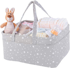 Baby Diaper Caddy Organizer Storage Basket for Girl Boy Shower Gifts Portable La