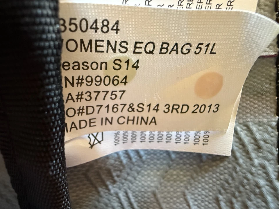 Bolso de Lona Dakine EQ 51L Poliéster - Manta Patrón Rayas Foto 4 de 4