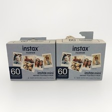 2-Pk Fujifilm Instax Mini Instant Film 60 Exposures Multi Pack