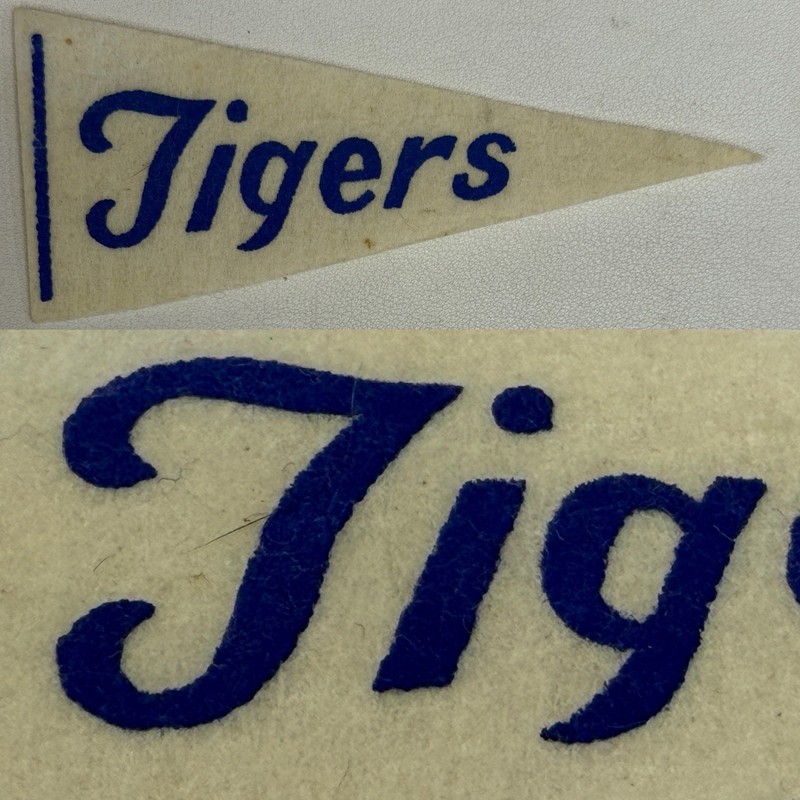1970’s Detroit Tigers  Mini Pennant Mlb Baseball 2.25x6 Inch