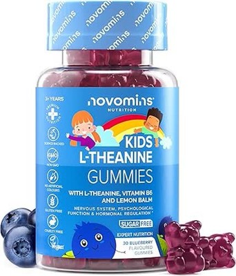 L-Theanin Gummibärchen für Kinder - mit Zitronenmelisse & Vitamin B6- Vegan