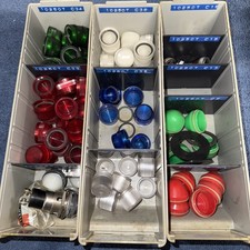 3 trays of Cutler-Hammer 10250  Plastic Lenses plus 3 trays assorted lenses 