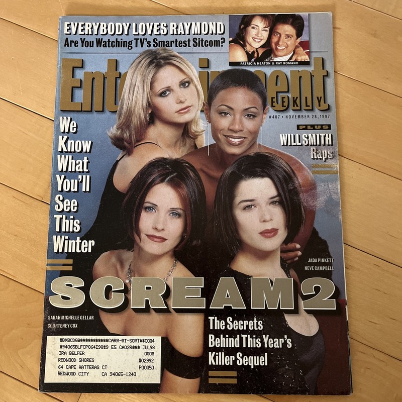 Entertainment Weekly #407 November 1997 SCREAM 2 Sarah Michelle Gellar