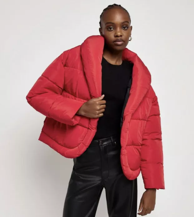 River island sales puffer jacket