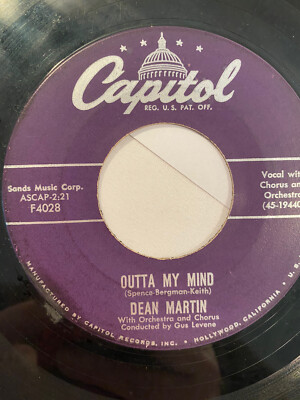 45 RPM Set of 2 Records Dean Martin | eBay