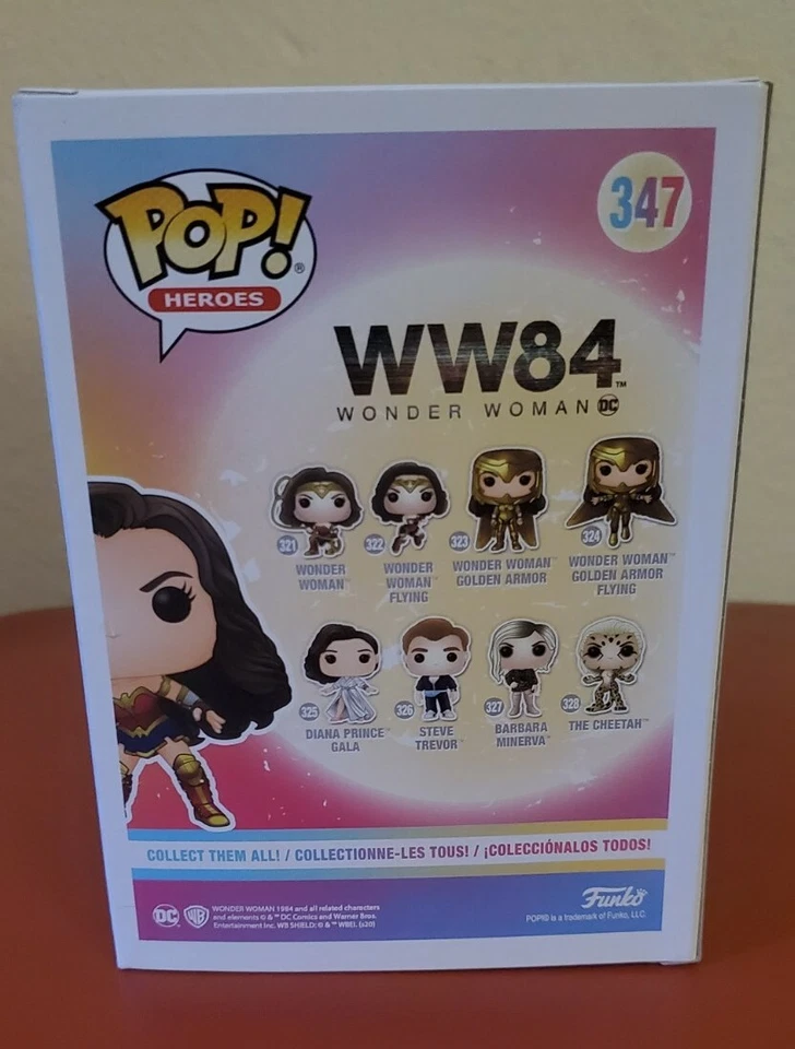 Mulher Maravilha 1984: Mulher Maravilha com Tiara Bumerangue 2021 Exclusivo DC Funko Pop! - Imagem 4 de 4