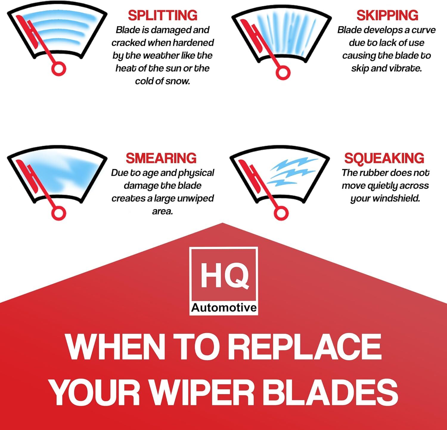 HQ AUTOMOTIVE Windscreen Wiper Blades 3pcs kit Fits SEAT Ateca... eBay