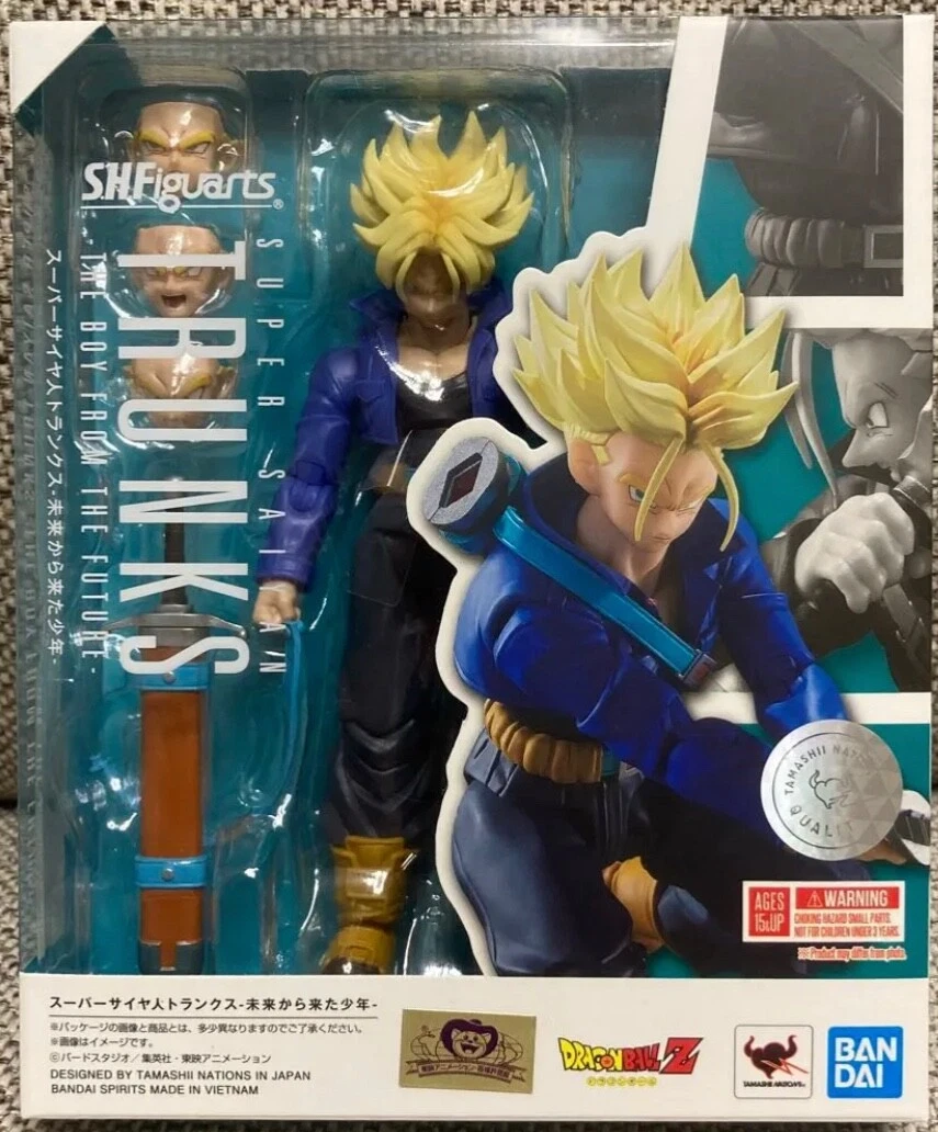 Figura Super Saiyan Trunks The Boy From the Future - Dragon Ball Z - SH  Figuarts - Bandai