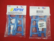 RPM TRAXXAS SLASH STAMPEDE RUSTLER 4X4 BLUE Front Rear SUSPENSION A-ARMS VXL