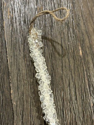 NEW Set of 4 Pottery Barn Crystallized Icicle Christmas Tree Ornaments 27 in L - Picture 4 of 10