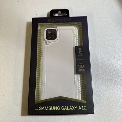   Body Glove Grip Phone Case for Samsung Galaxy A12 - Clear NEW