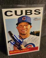 Wellington Castillo Autograph Signed 2013 Topps Heritage Chicago Cubs