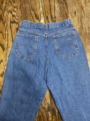 VINTAGE CHIC 70’s Mom Jeans High-rise Straight Size 26 X 28 USA Made 