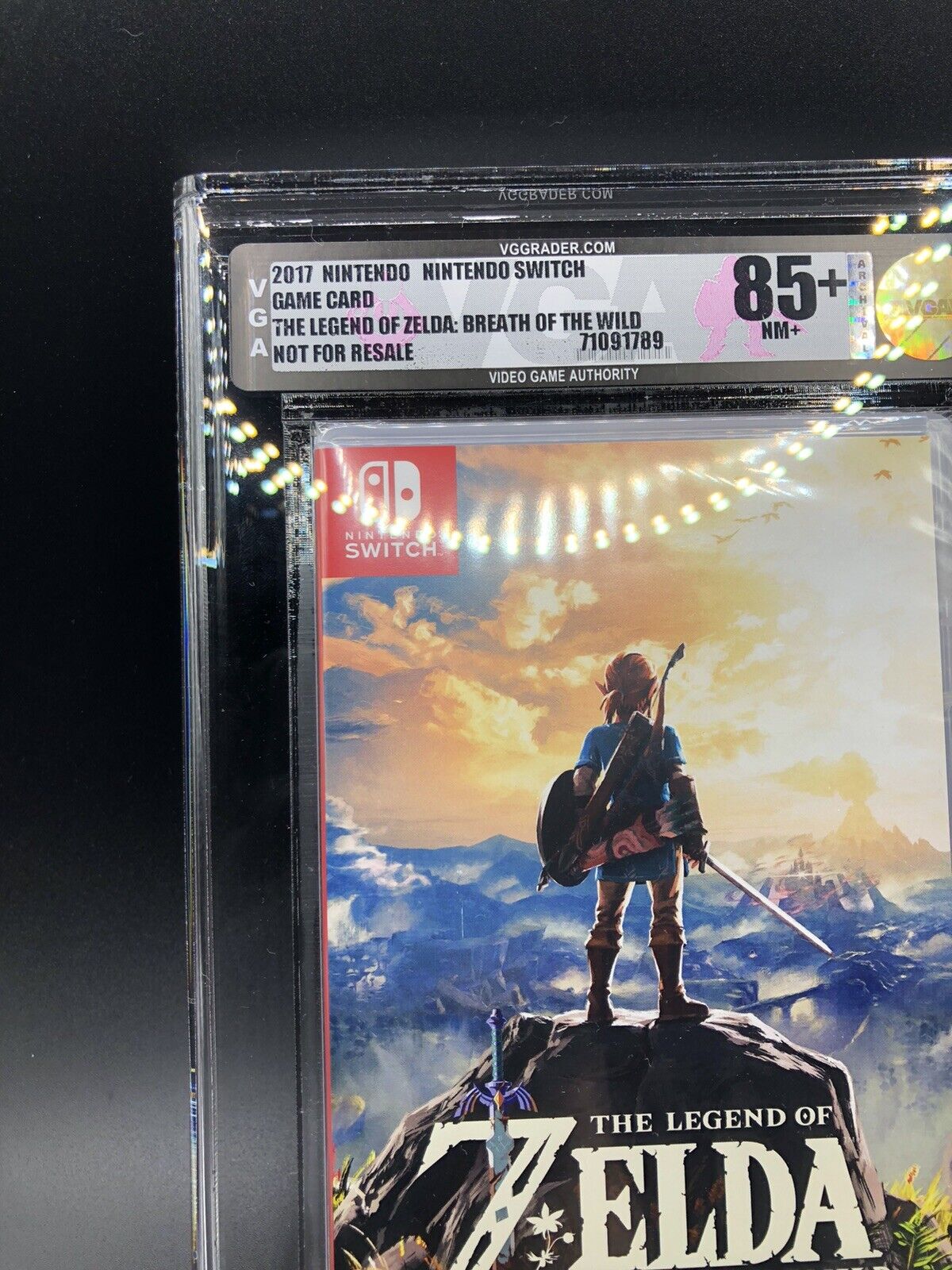 Zelda Breath of the Wild Nintendo Wii U RGS GRADED 95+ MINT PEGI AT NO WATA  VGA