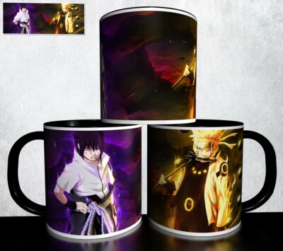Mug Personnalisé Naruto - Tasse à Café Céramique 325ml - Motif Anime, Blanc, Neuf