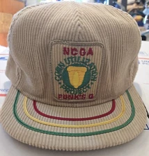 Nice Vintage Unused Funk's G Hybrid Seed Corduroy Snapback Hat Swingster USA