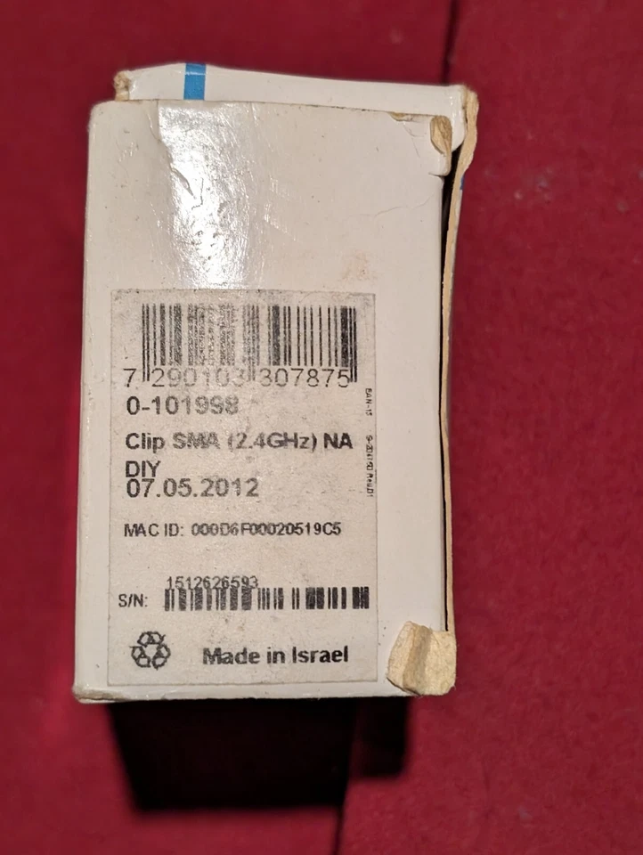 Visonic Clip MCW SMA Wireless Curtain Motion Sensor Detector - Image 2 of 2