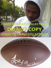 TREVONE BOYKIN,SEATTLE SEAHAWKS,TCU,SIGNED,AUTOGRAPHED,NFL FOOTBALL,COA,PROOF