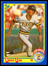 1990 Score #592 Moises Alou Rookie Card Pittsburgh Pirates /RC. rookie card picture