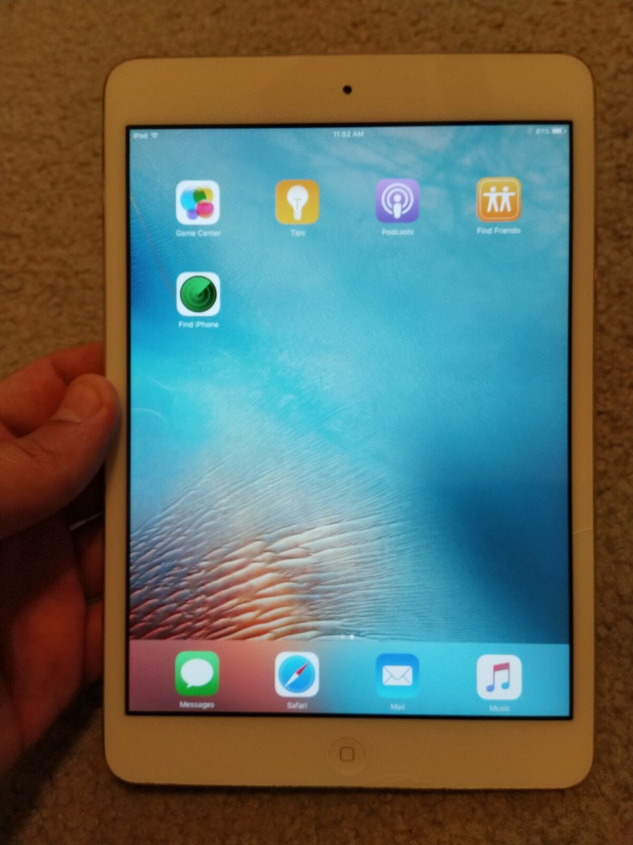 Apple iPad Mini 1st Gen - 16GB Wi-Fi 7.9in - White and Silver | eBay