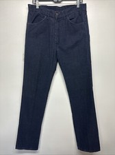 Vintage 1980  s Levi's 32 X 34 Blue Corduroy Pants Straight Leg White Tag
