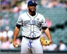 Joaquin Benoit San Diego Padres Signed 8x10 Photo LOM COA (PH1449)