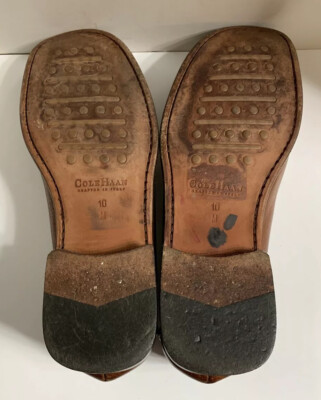 Cole Haan Resort Mens Brown Woven Leather Loafers Italian Made Slip On Shoes 13 Cole Haan Bragano Italy Brown Woven Leather Loafers Slip-On  main image 2