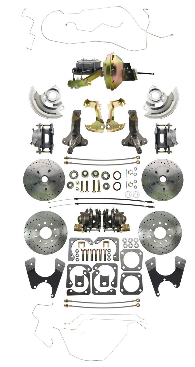 196772 Chevelle Power Front & Rear Disc Brake Conversion Kit & Brake