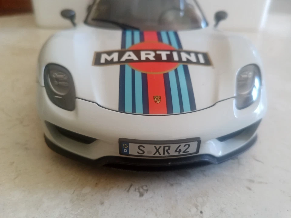 MINICHAMPS 1/18 - PORSCHE - 918 SPIDER #1 MARTINI 2013 edizione limitata - Immagine 3 di 4