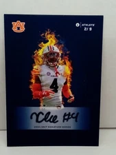 🔥💎🏈 ONIT ATHLETE KAYIN LEE AUTOGRAPH 2/9 Fire On card Auburn Tigers🔥💎🏈